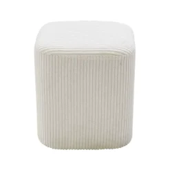 Outlet Set di 2 pouf velluto (Alt 38 cm) Shan Pouf, Sgabelli, Bar|Pouf, Sgabelli