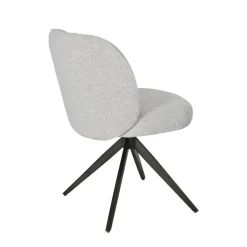 Set di 2 sedie da pranzo girevoli (seduta 51 cm) Spina Beige