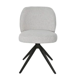 Set di 2 sedie da pranzo girevoli (seduta 51 cm) Spina Beige