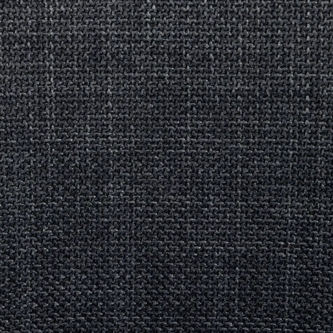 Set di 2 sedie da pranzo in tessuto (seduta 48 cm) Elia Nero