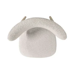 Set di 2 sedie da pranzo in tessuto (seduta 49 cm) Amal Ecru