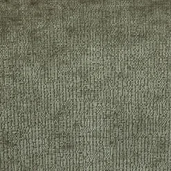 Set di 2 sedie da pranzo in tessuto di velluto (seduta 48 cm) Zola Verde cachi
