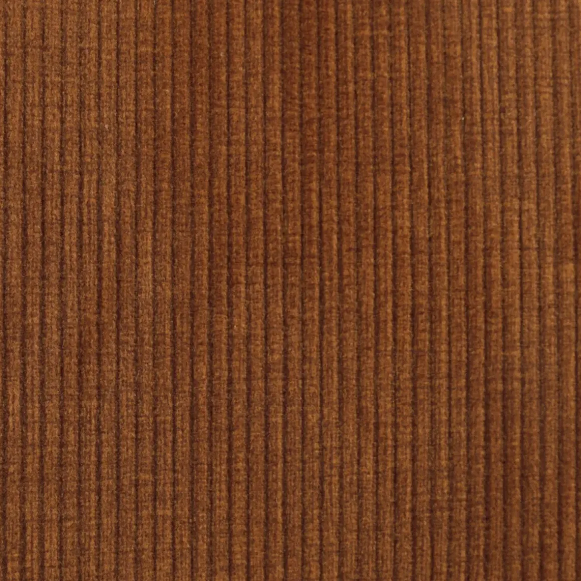 Set di 2 sedie per isola centrale con schienale in velluto a coste (Altezza seduta 68cm) Kosmo Cognac