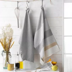 Best Set di 3 strofinacci cotone tessuto (40 x 40 cm) Illiabe Tovaglioli