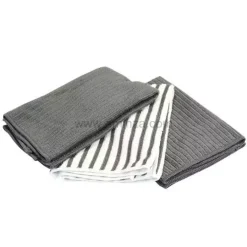 Set di 3 strofinacci Cuistot Grigio