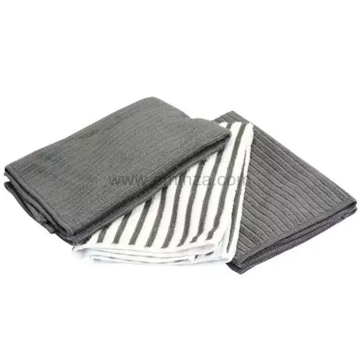 Set di 3 strofinacci Cuistot Grigio