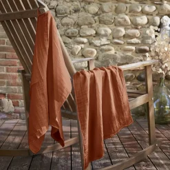 Hot Set di 2 strofinacci garza di cotone (70 cm) Gaïa Accessori Cucina