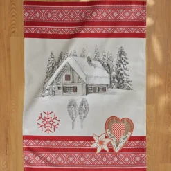 Outlet Set di 3 strofinacci in cotone (50 x 70 cm) Alpage Accessori Cucina