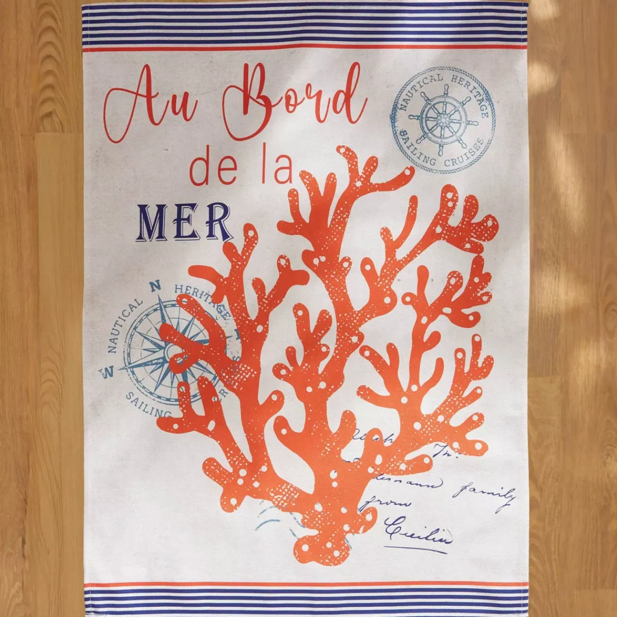 Online Set di 3 strofinacci in cotone (50 x 70 cm) Espadon Accessori Cucina