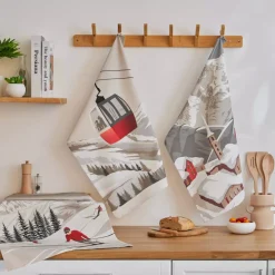 Sale Set di 3 strofinacci in cotone (50 x 70 cm) Izar Accessori Cucina
