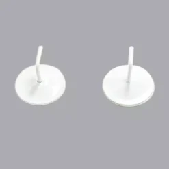 New Set di 2 supporti adesivi in metallo laccato Tende Trasparenti : Aste, Bastoni Supporti