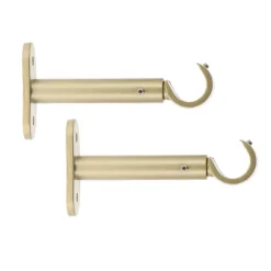 Hot Set di 2 supporti fissi (L90-L150 / D20 mm) Jim gouttière Tende : Bastoni, Aste E Supporti