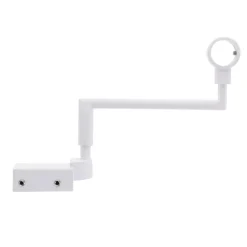 Discount Set di 2 supporti Fix'vit (L180 - D20 mm) opaco Tende : Bastoni, Aste E Supporti