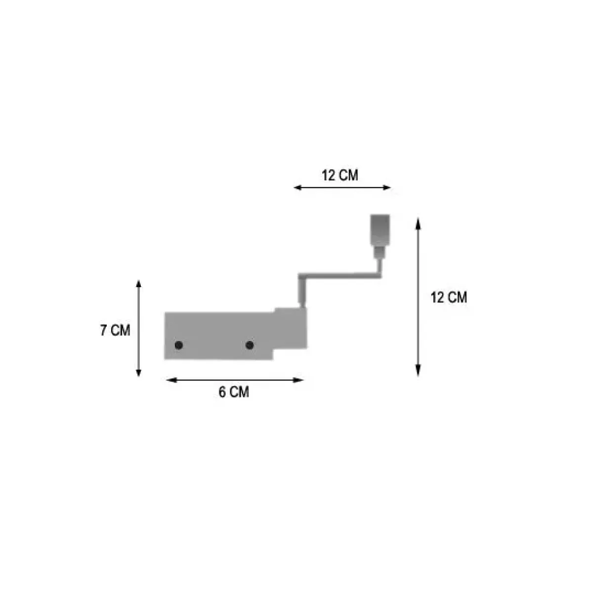 Online Set di 2 supporti Fix'vit (L180 - Ø20 mm) Bianco Tende : Bastoni, Aste E Supporti
