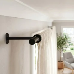 Outlet Set di 2 supporti per bastoni regolabili (L150 - L 190 / Ø20 mm) Jim opaco Tende : Bastoni, Aste E Supporti|Asta A Soffitto