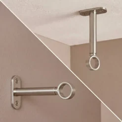 Outlet Set di 2 supporti regolabili (L150 - L195 / Ø20 mm) Tende : Bastoni, Aste E Supporti|Asta A Soffitto