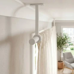 Best Set di 2 supporti regolabili (L150 - L190 / Ø20 mm) opaco Tende : Bastoni, Aste E Supporti|Asta A Soffitto