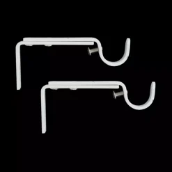 Outlet Set di 2 supporti regolabili (L110/L150 cm - Ø20 mm) opaco Tende : Bastoni, Aste E Supporti