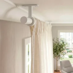 Best Set di 2 supporti regolabili (L55/L65 cm - Ø20 mm) opaco Asta A Soffitto