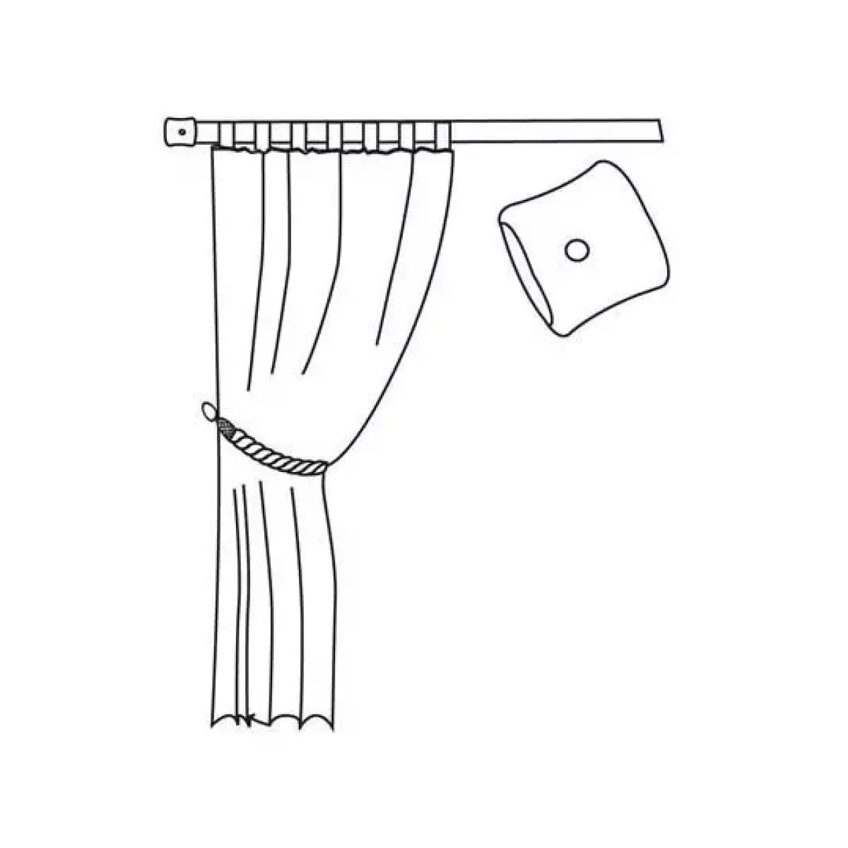 Outlet Set di 2 tappi terminali (D20) opaco Tende : Bastoni, Aste E Supporti