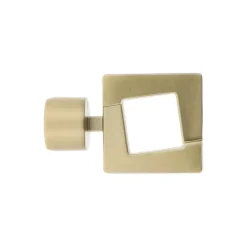 Best Set di 2 terminali per asta in metallo (D28 mm) Upper East Side Tende : Bastoni, Aste E Supporti