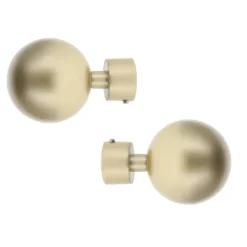 Discount Set di 2 terminali per tenda (D20 mm) Théa Tende : Bastoni, Aste E Supporti