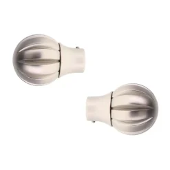 Best Set di 2 terminali per tenda (D20 mm) tocco di Zen Tende : Bastoni, Aste E Supporti