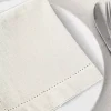 New Set di 4 tovaglioli Chambray Ecrù Tovaglioli