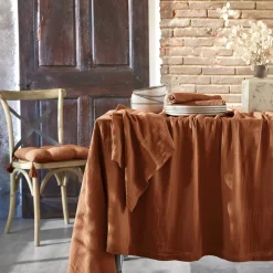 Discount Set di 3 tovaglioli garza di cotone Gaïa Tovaglioli