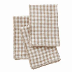 Sale Set di 3 tovaglioli in garza di cotone (40 x 40 cm) Gaïa Tovaglioli