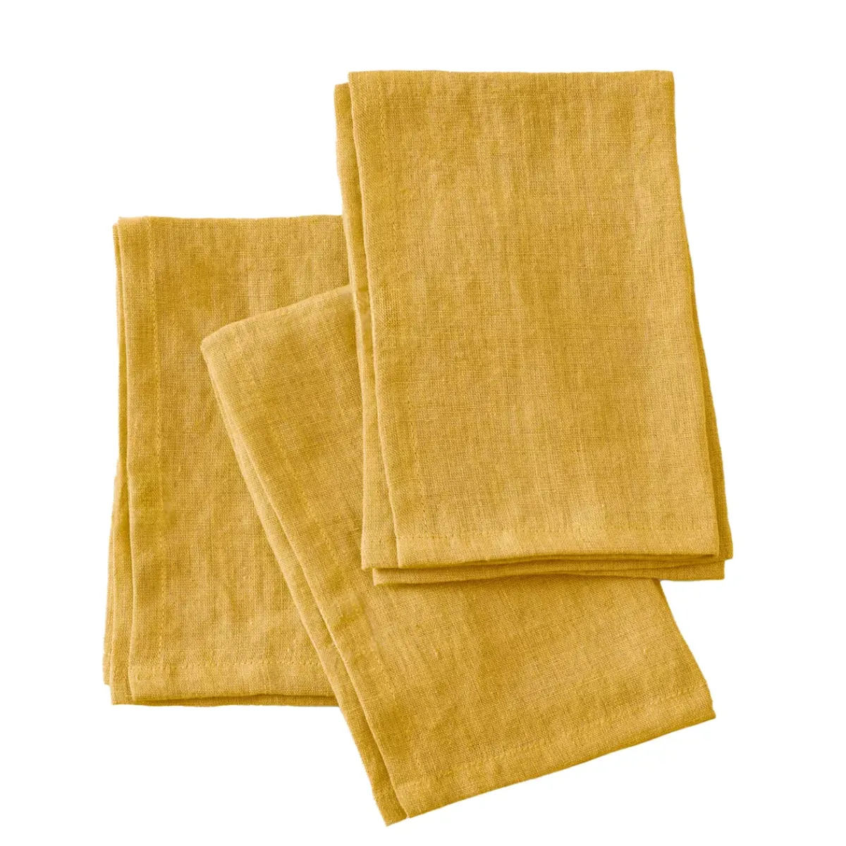 Sale Set di 3 tovaglioli lino lavato (40 x 40 cm) Louise Tovaglioli