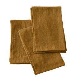 Sale Set di 3 tovaglioli lino lavato (40 x 40 cm) Louise Tovaglioli