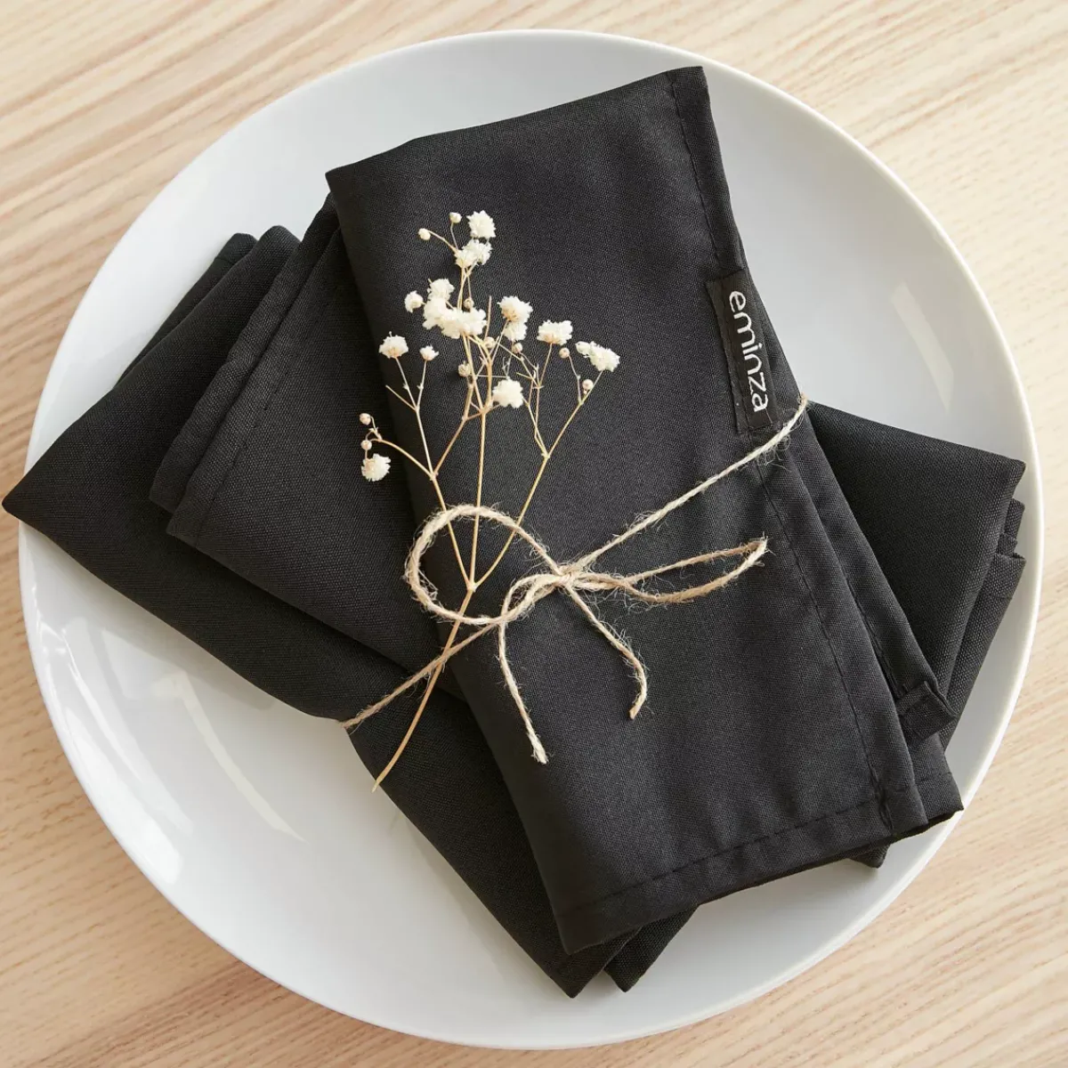 Online Set di 3 tovaglioli poliestere (40 x 40 cm) Elise Tovaglioli