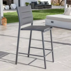 Hot Sgabello da giardino Alluminio impilabile Murano Grigio antracito Sedie Da Giardino