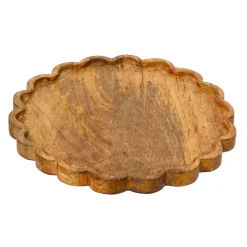 Sottopiatto in legno di mango (D30 cm) Stile campagna Naturale
