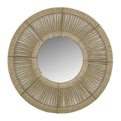 Specchio da parete rotondo in corda (D60 cm) Suva Naturale