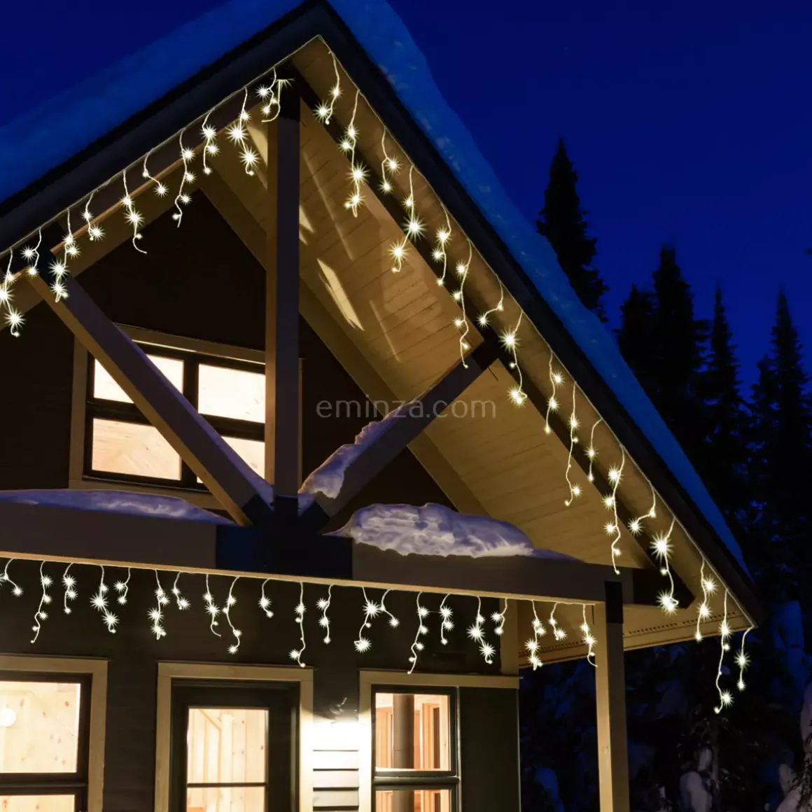 Stalattitie luminosa lung.20 m Bianco caldo 490 LED CB