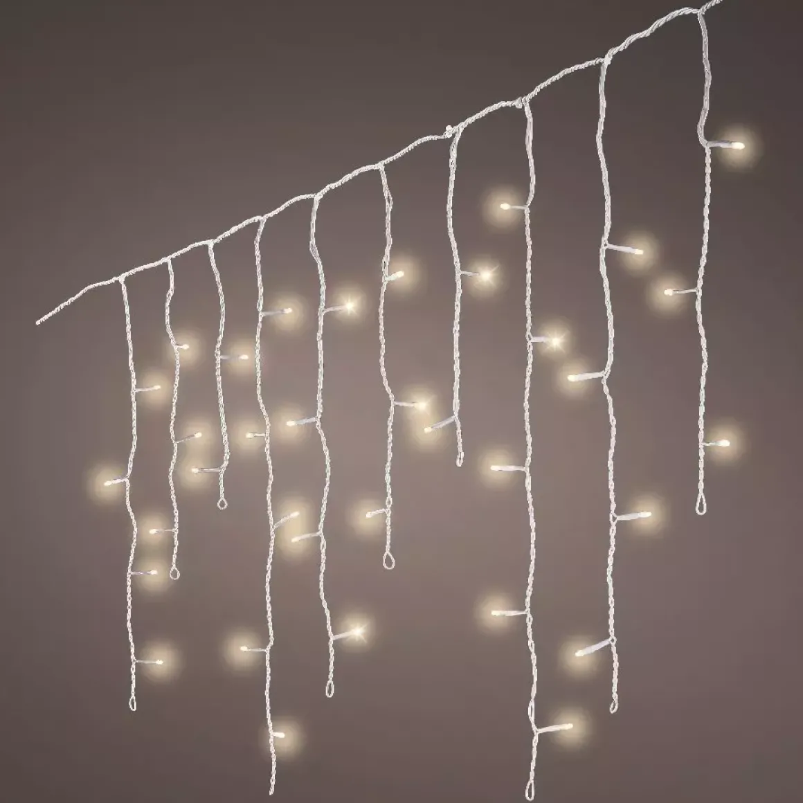 Stalattitie luminosa lung.7,50 m Bianco caldo 175 LED CB