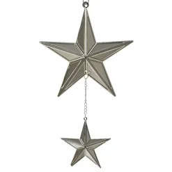 Stella di Natale Duo Argento