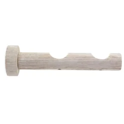 Sale Support doppia asta appendiabiti in legno cerusato (L15 cm x D 28 mm) Soren Tende : Bastoni, Aste E Supporti
