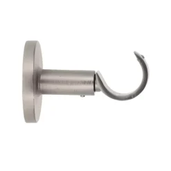 Hot Supporto bastone tenda a piattina fisso (L65 / D28 mm) Lino opaco Tende : Bastoni, Aste E Supporti