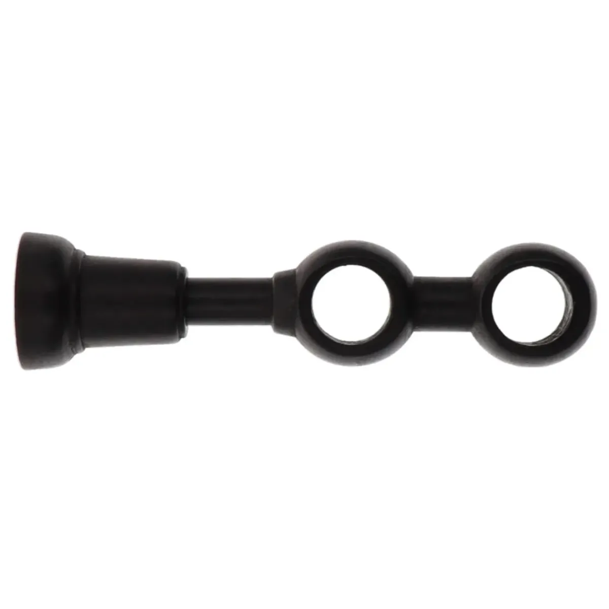 Supporto doppio fisso in legno per asta (L21,5 cm/ D28) Nils opaco Tende : Bastoni, Aste E Supporti|Asta A Soffitto