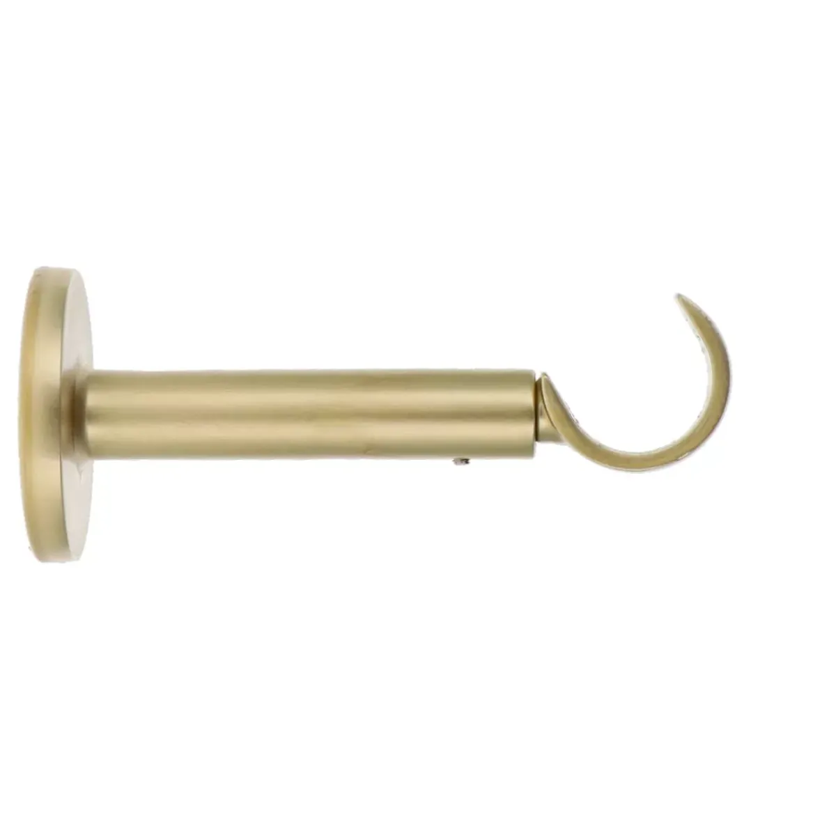 Online Supporto per asta metallo (L115 / D28 mm) Lino Tende : Bastoni, Aste E Supporti