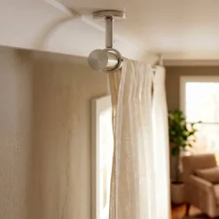 Sale Supporto regolabile (L75/L85 - Ø28 mm) opaco Tende : Bastoni, Aste E Supporti|Asta A Soffitto
