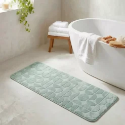 New Tappeto da bagno rettangolare in memory foam (45 x 120 cm) Motivo Tappeto Bagno|Biancheria Bagno