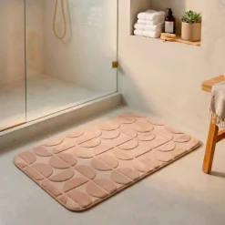 Clearance Tappeto da bagno rettangolare in memory foam Motivo Cappuccino Tappeto Bagno|Biancheria Bagno