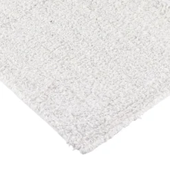 Tappeto da soggiorno cotone (45 x 90 cm) Naël Bianco