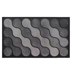 New Tappeto d'ingresso in gomma (45 x 75 cm) Onde Tappeti Ingresso