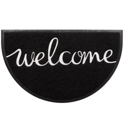 Hot Tappeto d'ingresso semicircolare antiscivolo (45 x 75 cm) Welcome Tappeti Ingresso