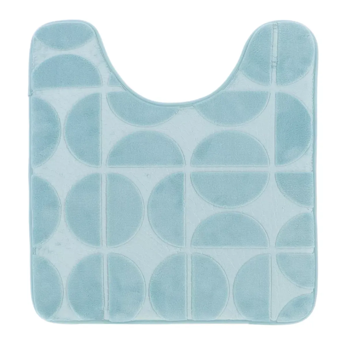 Clearance Tappeto per wc con memoria di forma (45 x 50 cm) Motivo Azzurro Tappeto Bagno|Biancheria Bagno